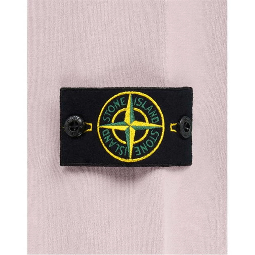 Stone Island Lightweight Fleece quarter Zip - Pink